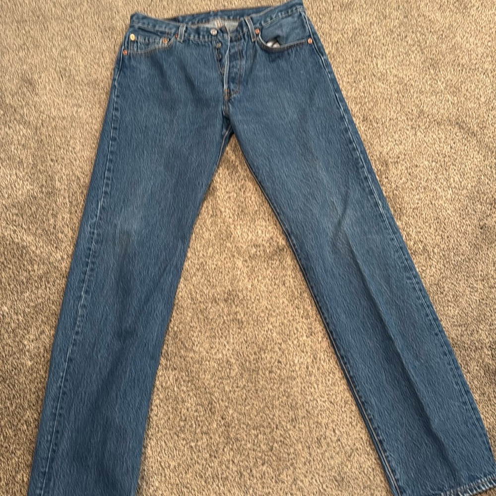 Levi’s 501 button fly jeans
